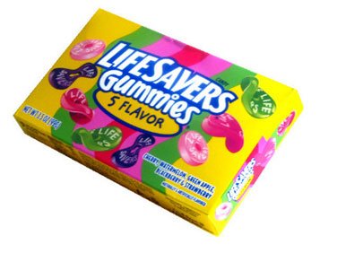 Lifesavers Gummies – Five Flavor, Movie Size, 3.5 Oz Box, 12 Count logo