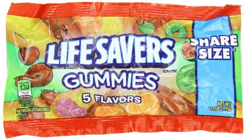 Lifesavers Gummies Five Flavor Pouches, 4.2 Ounce (Pack of 15) logo