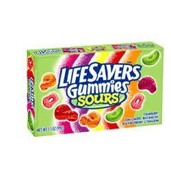 Lifesavers Gummies Sours Theater Box By Wrigleys – 3.5 Oz / Box, 12 Ea logo