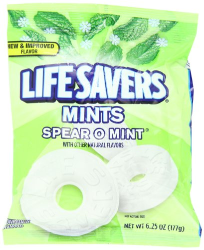 Lifesavers Hard Candy, Spearomint, 6.25 Ounce (Pack of 12) logo