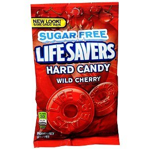 Lifesavers Hard Candy, Sugar Free, Wild Cherry, 2.75 Oz logo