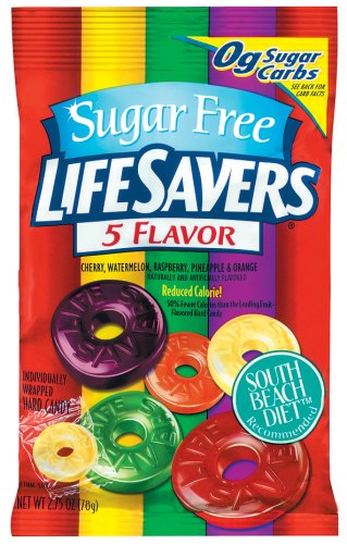 Lifesavers Sugar Free 5 Flavor Candy – 2.75 Oz. Bag logo