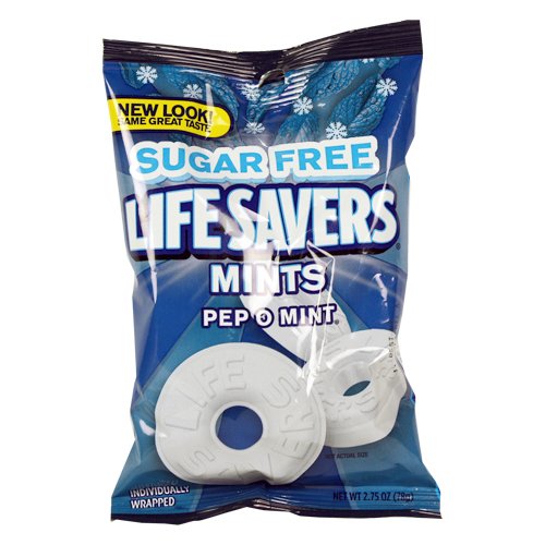 Lifesavers Sugar Free Pepomint Hard Candy, 2.75 Oz Bag (2 Pack) logo