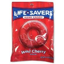 Lifesavers Wild Cherry Candy – 6.25 Oz. Bag, 12 Per Case logo