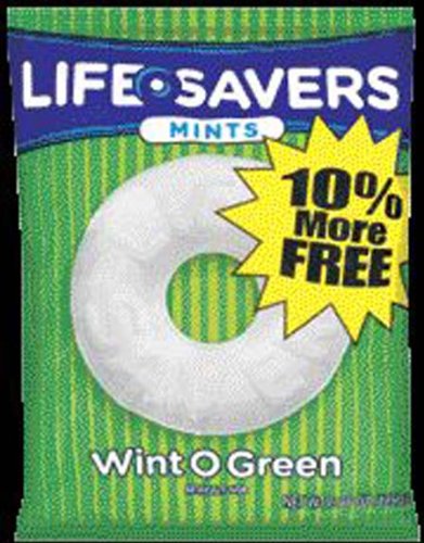 Lifesavers Wintergreen, 6.25 ounce (Pack of 12) logo