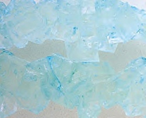 Light Blue Cotton Candy Crystal Rock Candy Strings 1lb Bag logo