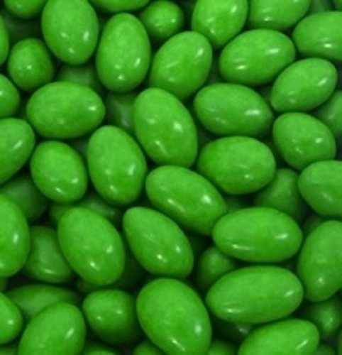 Light Green Chocolate Jordan Almonds 5lb Bag logo