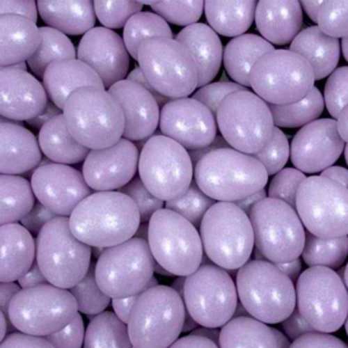 Light Purple Lavender Shimmer Chocolate Covered Jordan Almonds 1lb Bag logo