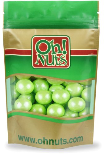 Lime Green Shimmer Pearl Gumballs 5 Pound Bag – Oh! Nuts logo