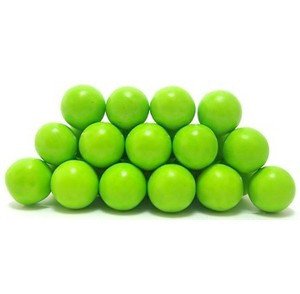 Lime Green Sixlets 2.5 Pound Candy Coated Chocolate Balls logo