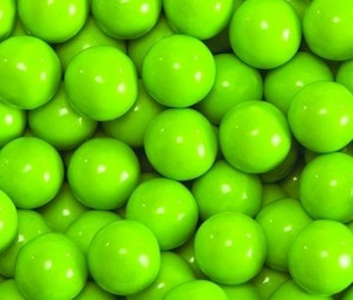 Lime Green Sixlets Candy 1lb Bag logo