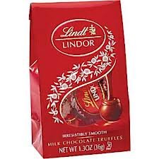 Lindor Milk Chocolate Truffles 3 Pcs (1.3 Oz), 2 Pack. logo