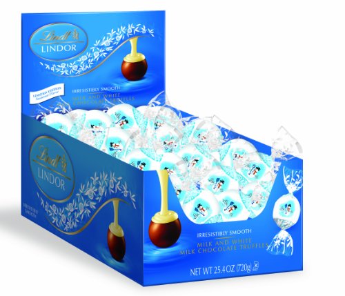 Lindor Truffles Holiday, Milk and White Snowman Changemakers, 60 Count Pack logo