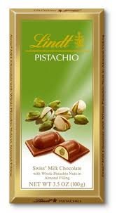 Lindt Bar (milk Chocolate Filled With Whole Pistachio and Almond Creme) – Pack of 4 logo