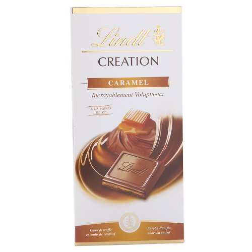 Lindt Chocolate Creations Caramel Chocolate Bar logo