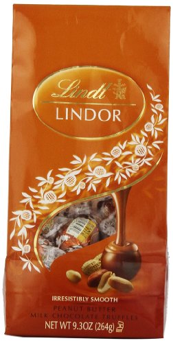 Lindt Chocolate Lindor Truffles Peanut Butter Bag, 9.3 Ounce logo