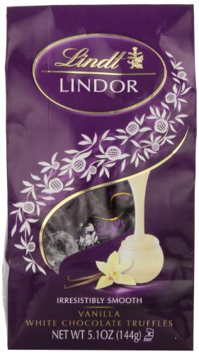 Lindt Chocolate Lindor Truffles Vanilla Bag, 5.1 Ounce logo