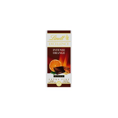 Lindt Exc Int Orange Dk Choc W/ Alm (economy Case Pack) 3.5 Oz Bar (Pack of 12) logo