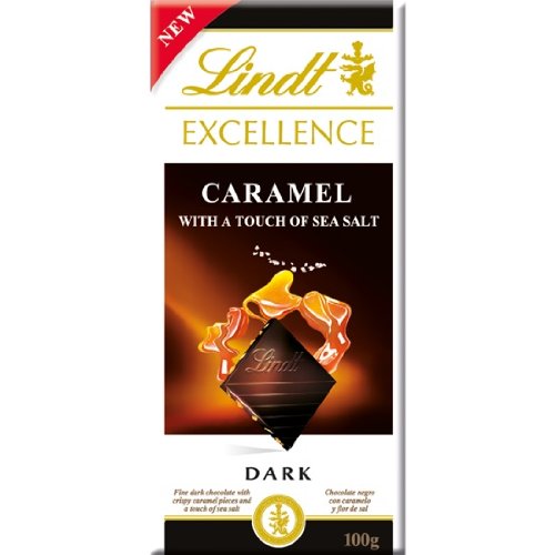 Lindt Excellence Caramel Sea Salt 3.5oz (12-pack) logo