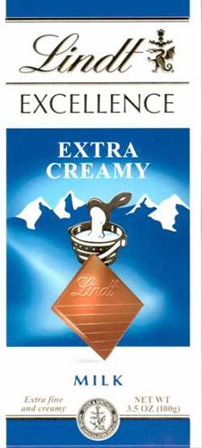 Lindt Excellence Chocolate Bar Extra Creamy Milk Chocolate, 3.5 ounce Bars (Pack of 12) logo