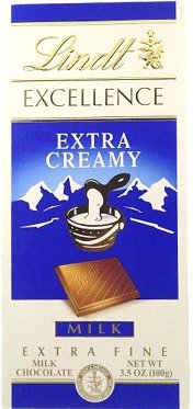 Lindt Excellence Extra Creamy Chocolate ( 3.5oz / 100g ) logo