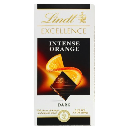 Lindt Excellence Intense Orange and Dark Chocolate Bar (Pack of 2) 3.5 Oz logo