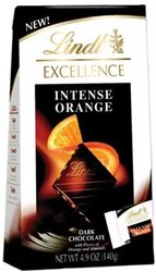Lindt Excellence Intense Orange Dark Bag 4.9oz (4-pack) logo