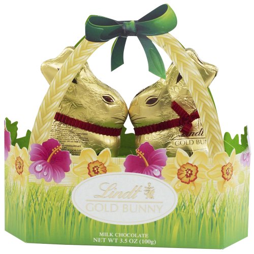 Lindt Gold Kissing Bunnies Gift Set logo