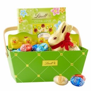 Lindt Happy Bunny Easter Basket logo