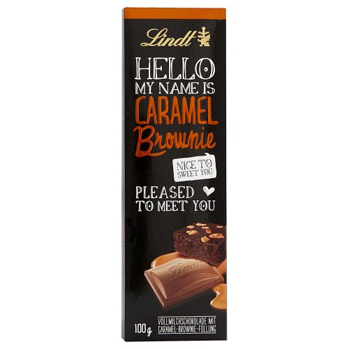 Lindt Hello Caramel Brownie Bar logo