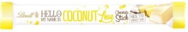 Lindt Hello Coconut Love Chocolate Stick, 1.4oz (Pack of 12) logo