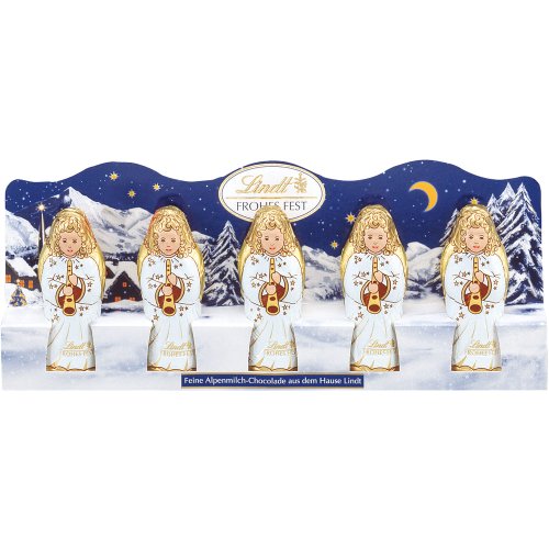 Lindt Holiday Frohes Fest Mini Angels 5pc Set 50g logo