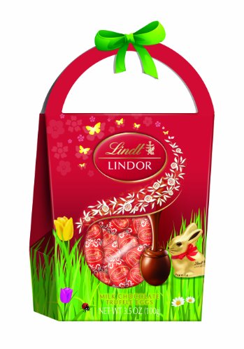 Lindt Lindor Novelty Mini Eggs Milk Chocolate Basket, 3.5-ounce logo