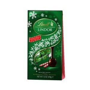 Lindt Lindor Peppermint Extra Dark Chocolate Truffles 5.1 Oz Bag logo