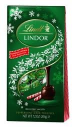 Lindt Lindor Peppermint Extra Dark Chocolate Truffles 5.1 Oz (Pack of 4) logo