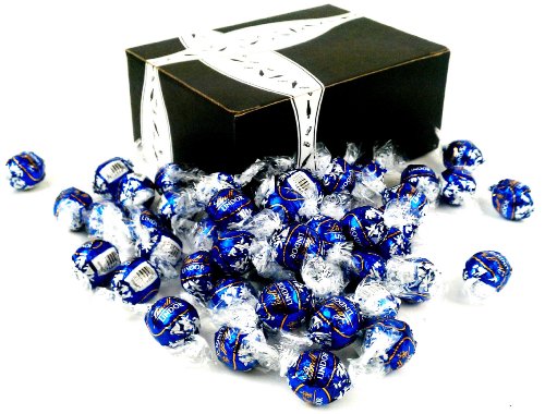 Lindt Lindor Truffles Dark Chocolate, 60-count In A Gift Box logo