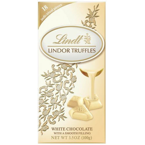 Lindt Lindor White Chocolate Bar, 3.5 ounce Bars (Pack of 12) logo