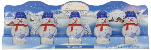 Lindt Milk Chocolate, Mini Snowmen, 1.7 ounce Packages (Pack of 6) logo