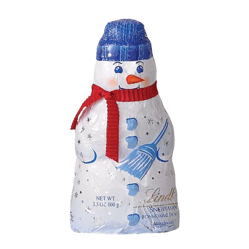 Lindt Milk Chocolate, Snowman, 3.5 Ounce logo