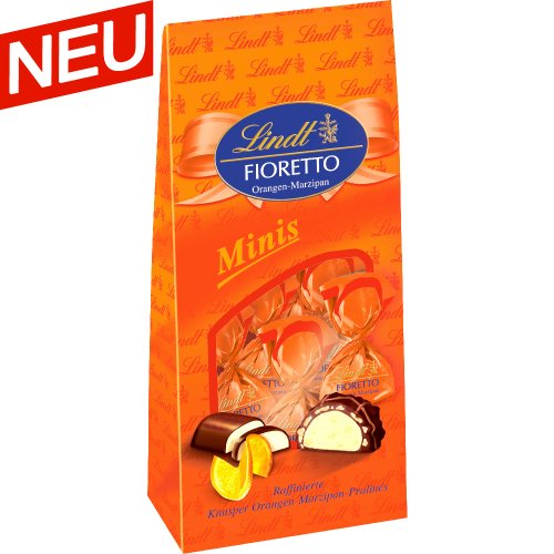 Lindt Mini Fioretto, Orange-marzipan Filled Pralines logo