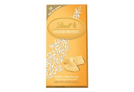 Lindt Swiss Chocolate, Lindor Truffles White Chocolate Bar, 12 – 3.5 Ounce Bars logo