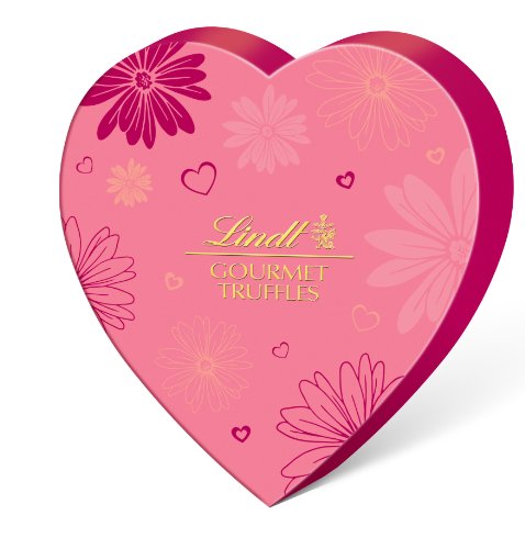 Lindt Valentine Gift Box, Gourmet Truffles Heart, 5.6 Ounce logo