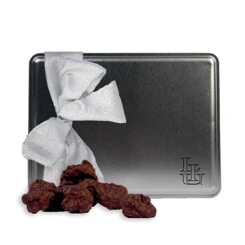 Liu Brooklyn Decadent Chocolate Clusters Silver Large Tin ‘interlocking Liu Engraved’ logo