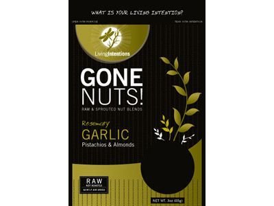 Living Intentions Gone Nuts! Rosemary Garlic Pistachios & Almonds (3x3oz) logo