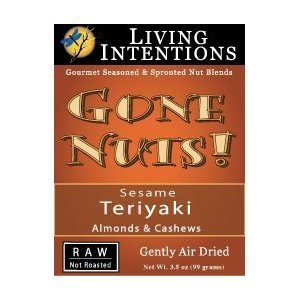 Living Intentions Gone Nuts! Sesame Teriyaki Almonds & Cashews (3x3oz) logo