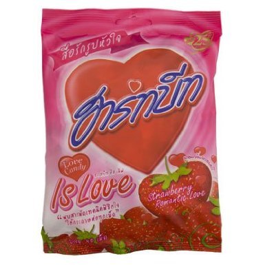 Loee Candy Heartbeat Heart Shape Strawberry Flavour Candy 112g logo