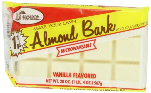 Log House Almond Bark Vanilla, 20 ounce (Pack of 6) logo