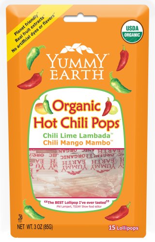Lollipops Organic Hot Chili 15 Bags logo