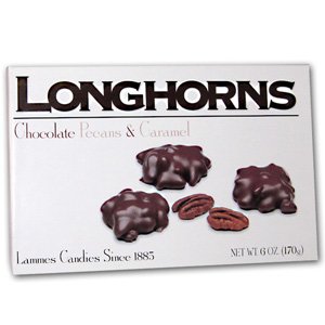 Longhorns Chocolate Pecans & Caramel logo