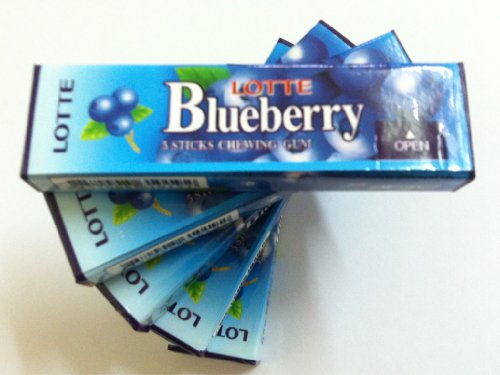 Lotte Blueberry Chewing Gum (Pack of 20) logo